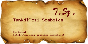 Tankóczi Szabolcs névjegykártya